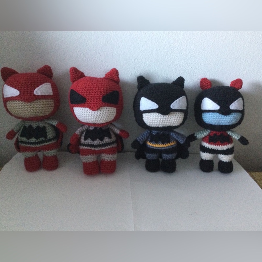 Batman /Spider-Man stuffed toy